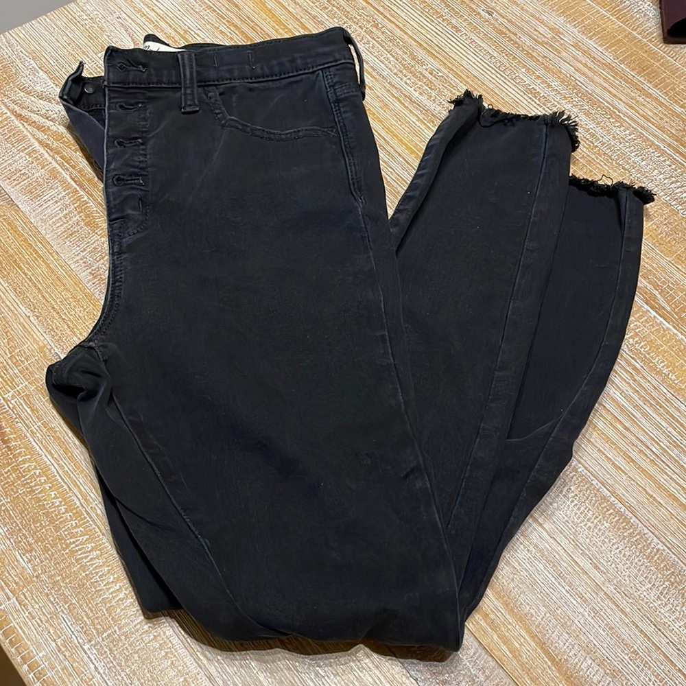 Madewell black skinny jeans size 28 Tall